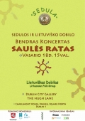 2012.02.18 Sedulos ir Lietuviško dobilo koncertas ''Saulės Ratas'' (Dublin)